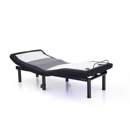 Harmony Queen Black Adjustable Bed Frame With Adjustable Lumbar