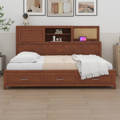 Mauppin Open-Frame Storage Bed