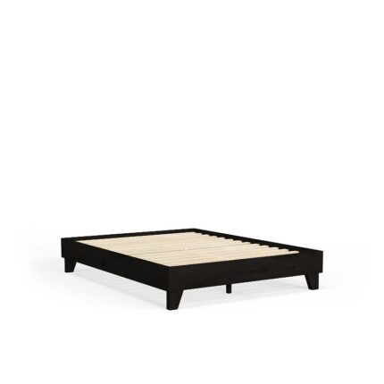 Modern Platform Bed Frame, Black, Cal King