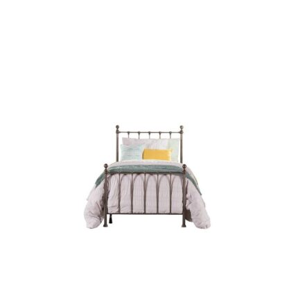 Molly Bed Set with Frame - Full - Black Steel - Hillsdale Furniture