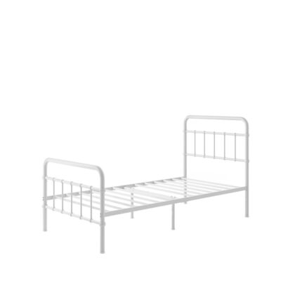 Twin 42" Florence Metal Platform Bed Frame White - Zinus