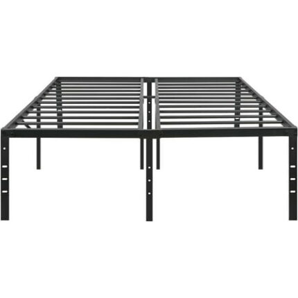 MarketLane Heavy Duty Tall 15.6nch Platform Twin Bed Frame with Large Under Bed Storage Metal Bedframe No Box Spring Needed for Kids Teenager Adults King