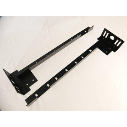 Bed Frame Extension Set Extend a Metal Bedframe to Meet a Headboard or Footboard 2 Pieces Hardware Included by Tech Team