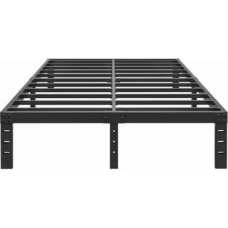 10 Inch Metal Bed Frame Queen Size - Double Black Basic Steel Slats Platform Easy Assembly Heavy Duty Noise Free Bedframes No Box Spring Needed 10 Inch Metal Bed Frame Queen Size - Double Black Basic Steel Slats Platform Easy Assembly Heavy Duty Noise Free Bedframes No Box Spring Needed