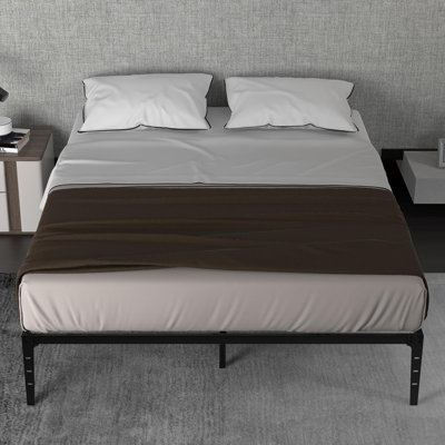14 Inch Bed Frame, Metal Platform Bedframe