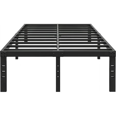 16 Inch Full Size Bed Frame - No Box Spring Needed Heavy Duty Black Metal Platform Mattress Foundation Non-Slip Noise Free Easy Assembly Steel Slats Bedframes with Cleance Storage 16 Inch Full Size Bed Frame - No Box Spring Needed Heavy Duty Black Metal Platform Mattress Foundation Non-Slip Noise Free Easy Assembly Steel Slats Bedframes with Cleance Storage