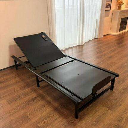 Twin XL Adjustable Bed Frame Electric Bed Base Frame with L& R Independent Head & Foot Incline Adjustable Bedframe with Remote Control 2XL Make a Split King Adjustable bed (Basic Flat Twin XL)