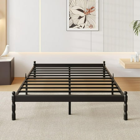 12 Inch Size Bed Frame Keep Mattress from Sliding Platform Bed Frames No Box Spring Needed Bedframe Non-Slip Easy Assembly