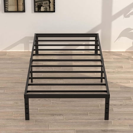 16 Inch Narrow Twin Bed Frame 30x75 No Box Spring Needed Metal Platform 75x30 Narrow Twin Bed Frames Eassy Assembly 3 500 lbs Heavy Duty Bedframes Black 16 Inch Narrow Twin Bed Frame 30x75 No Box Spring Needed Metal Platform 75x30 Narrow Twin Bed Frames Eassy Assembly 3 500 lbs Heavy Duty Bedframes Black