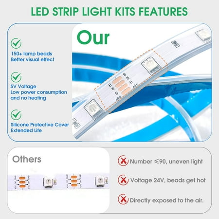 Queen Platform Bed Frame with Headboard Storage Shelf and USB Type-C Ports LED Light Bedframe with 2 Fabric Drawers No Box Spring Needed Dark Grey
